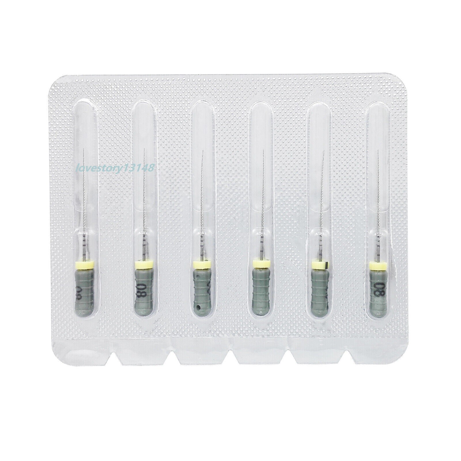 21/25MM C-files Dental Hand Use Endo Root Canal Steel Stainless Steel 6 Pcs/Pack