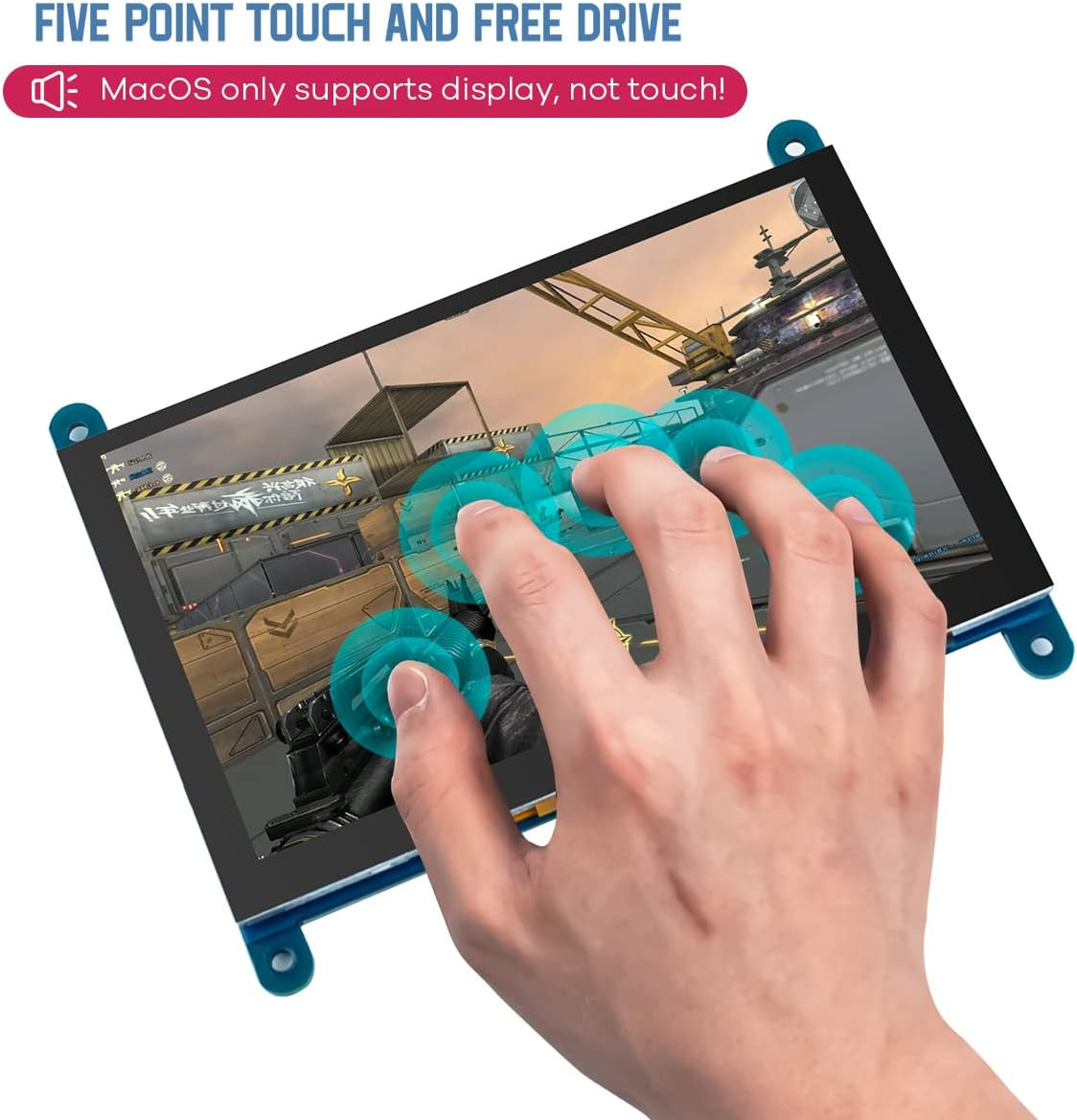 5 Inch IPS LCD Touch Screen Display Panel 800×480 Capacitive Screen