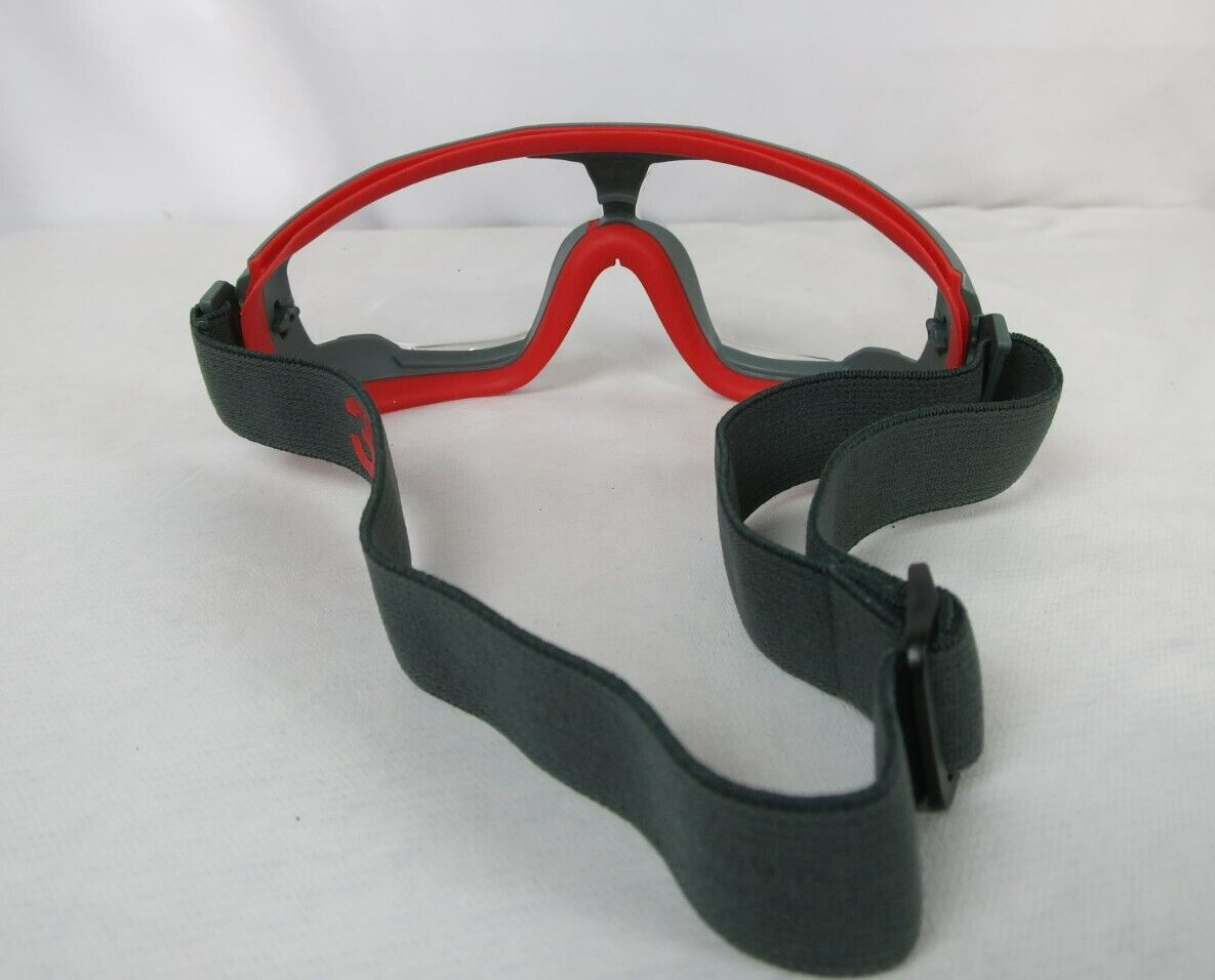 3M Googlegear 500 SeriesAnti Fogg Clear Lens GG501SGAF Gray & Red New