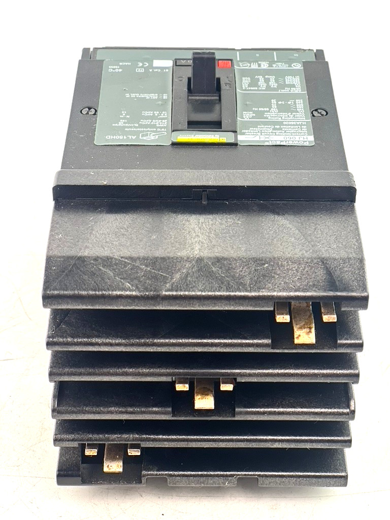 Square D HJA36020 20 Amp 3-Pole I-Line Circuit Breaker 480V 65K — WEAR READ