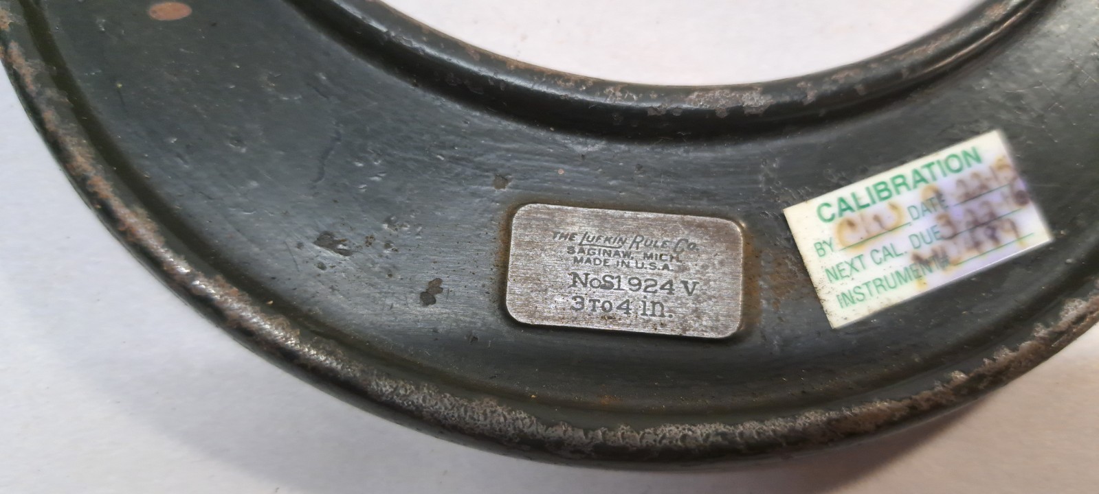 Lufkin No. 1924 V, 3″- 4″ Outside Micrometer Made In USA (60209)