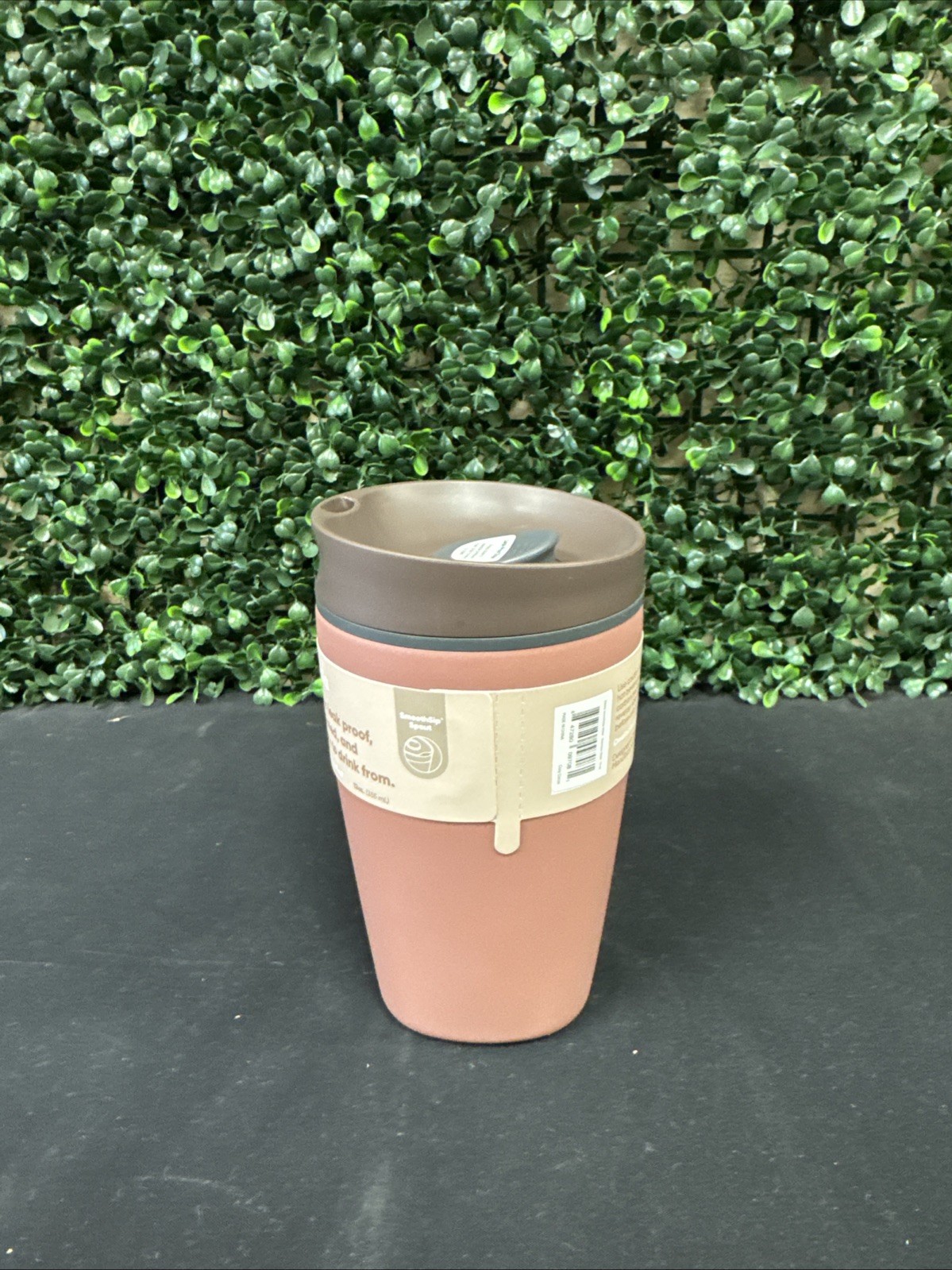 Owala SmoothSip Slider Insulated Stainless Steel Coffee 12 Ounces, Cozy Cocoa