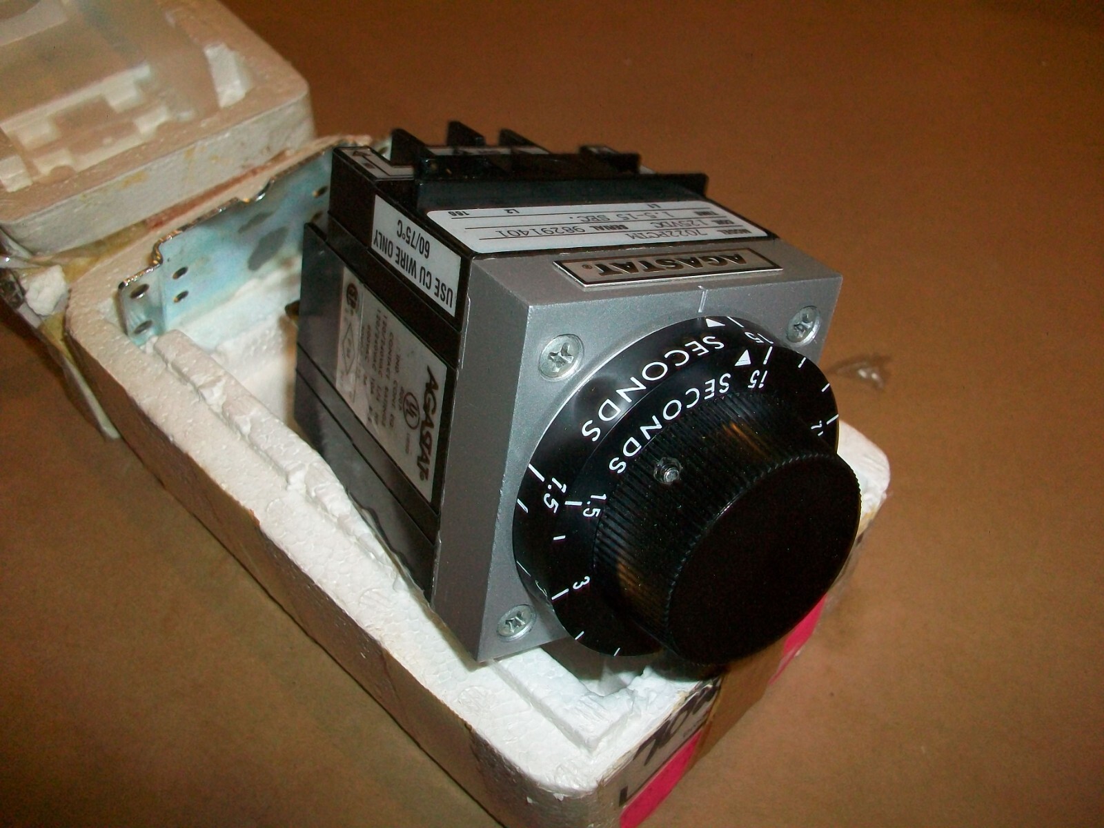 Agastat 7022PDTM Timing Relay 125VDC 1.5-15 Seconds NEW #14