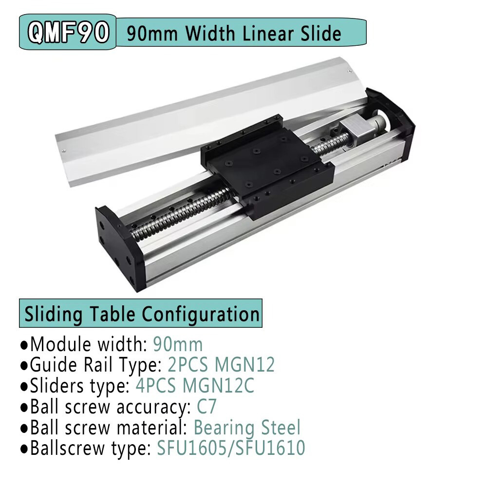 IP65 Fully enclosed Ballscrew Slide Table Dustproof Cleanroom CNC Linear Stage