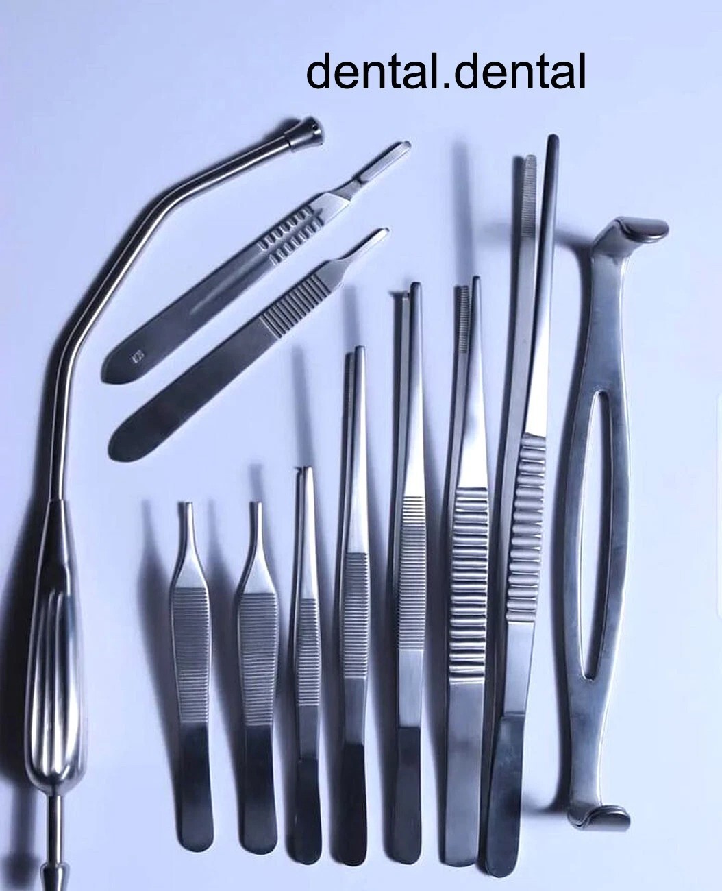 11Pcs Basic Minor Surgery Kit Plastic Surgery Instruments yankauer Forceps