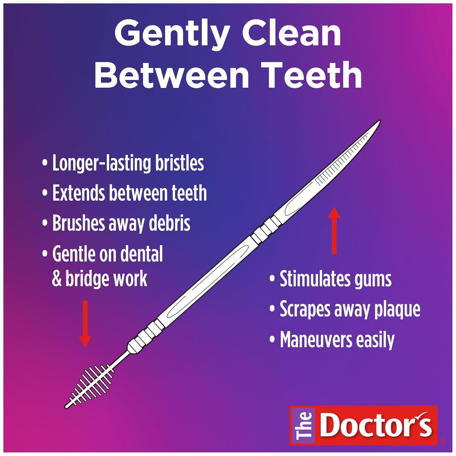 Gentle Interdental Brushes & Dental Pick Combo – 120 Toothpicks for Healthy Gums