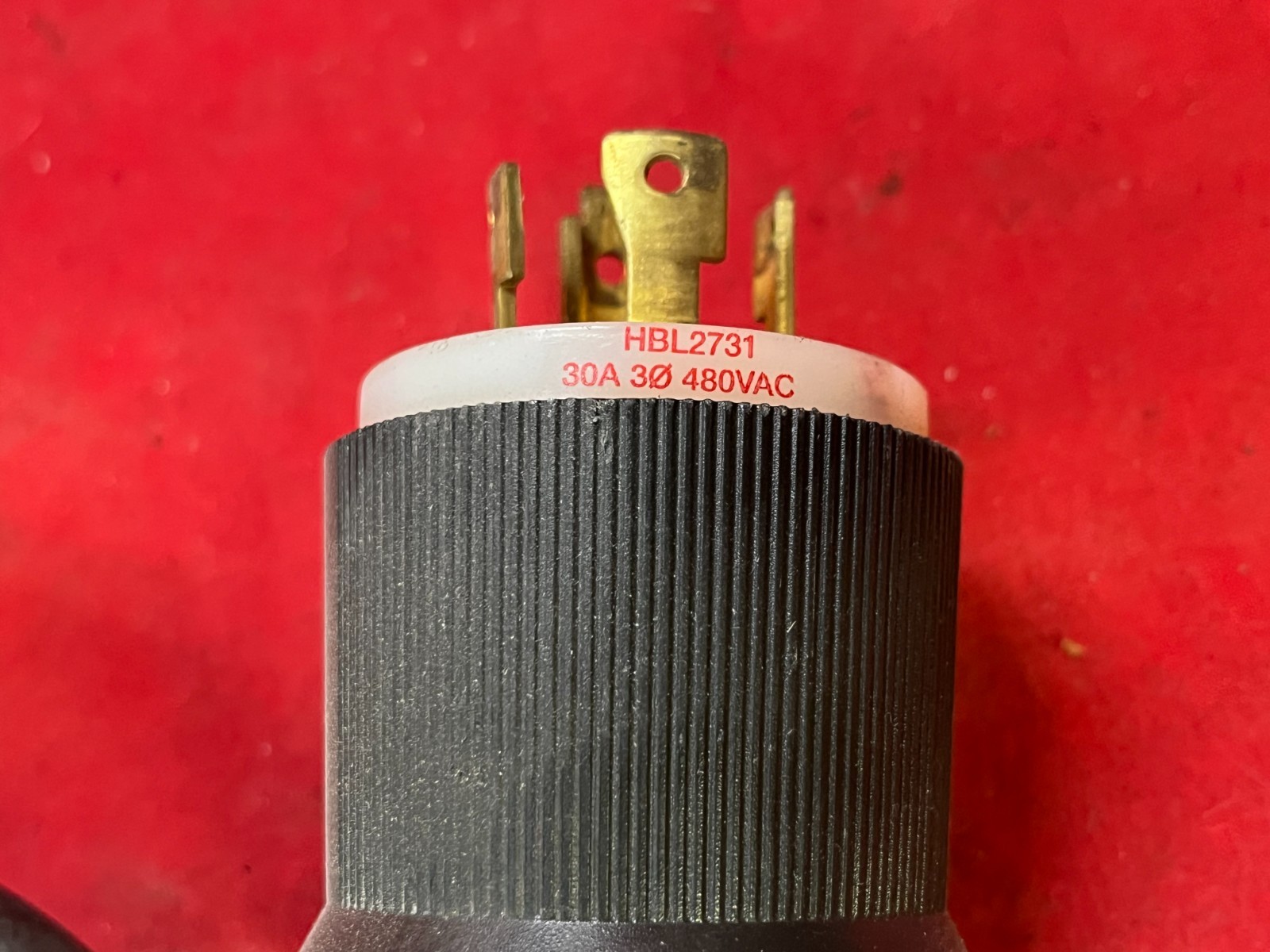 HUBBELL POWER SUPPLY, W/ 5 FT CORD, HBL2731, 30A, 3PULL, 480VAC