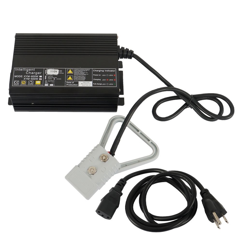 Pallet Jack Battery Charger w/ 175A Rating SB175 Connector 24Volt Floor Scrubber