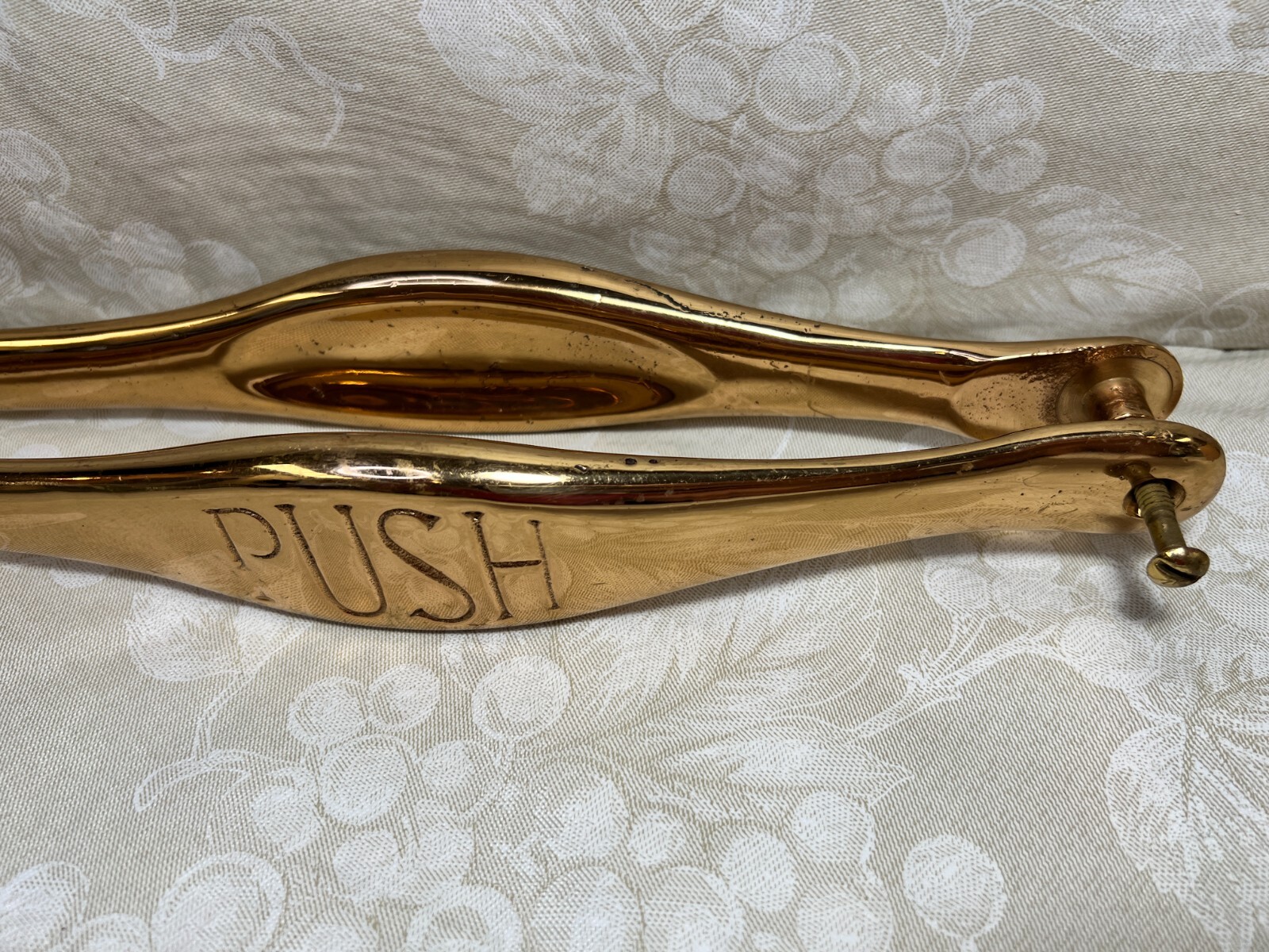 Heavy Door Brass Push Bar Handle – Commercial Grade