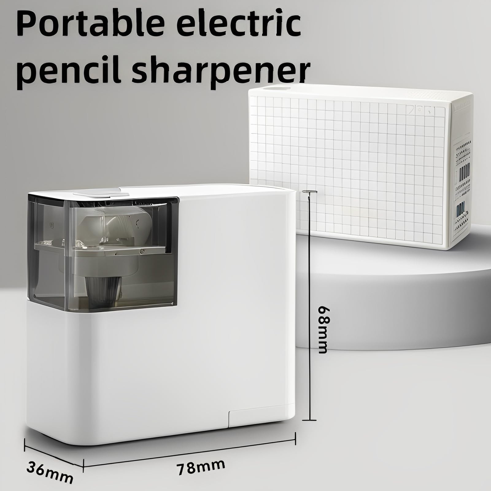 Electric Pencil Sharpener with Battery, Battery Powered,for Colored Pencils H…