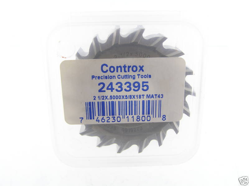 NEW #243395 CONTROX 2-1/2″ DIA MILLING CUTTER S270