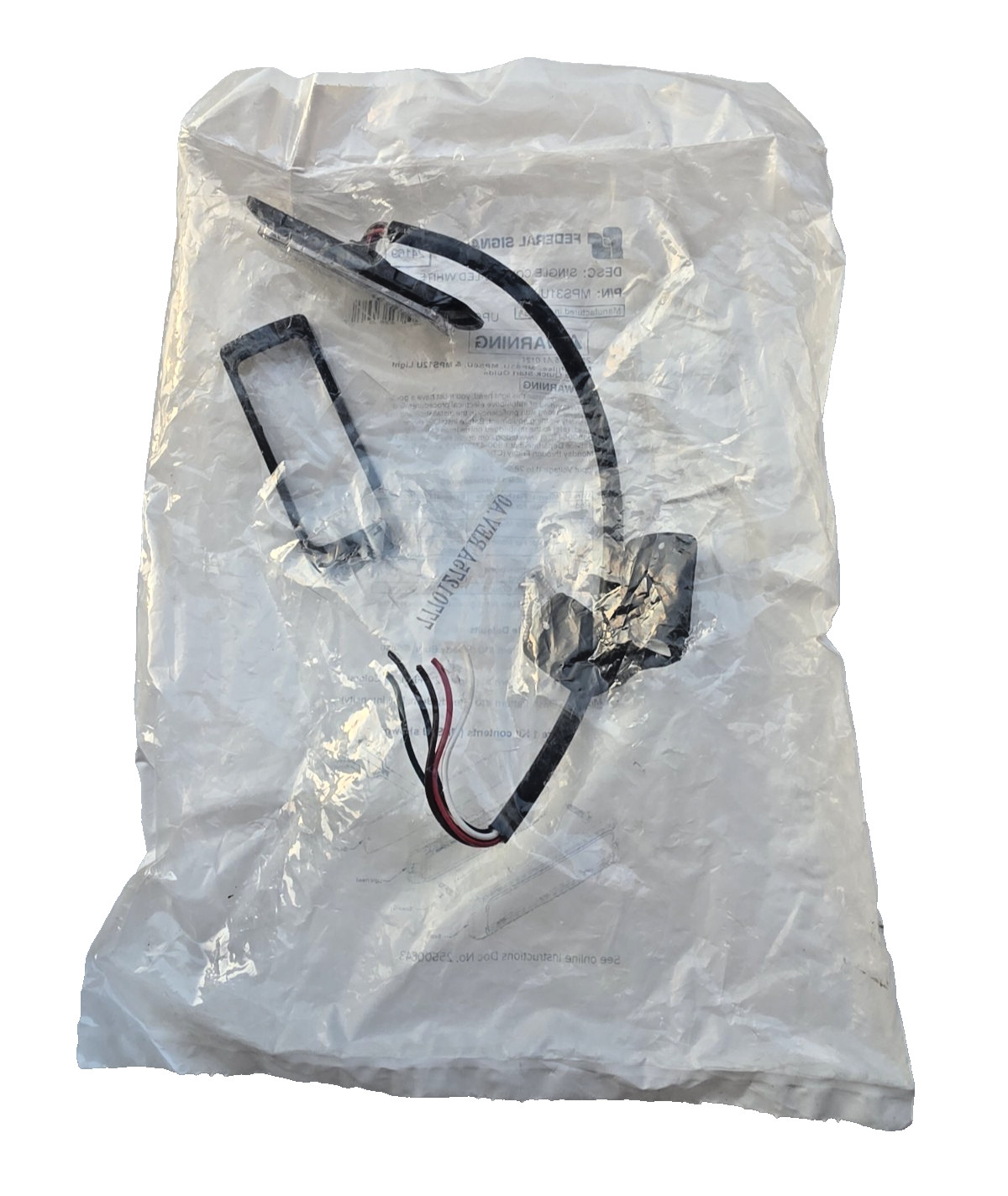 MPS31U-W, Federal Signal Micropulse Surface Mount 3 LED White Light, NEW