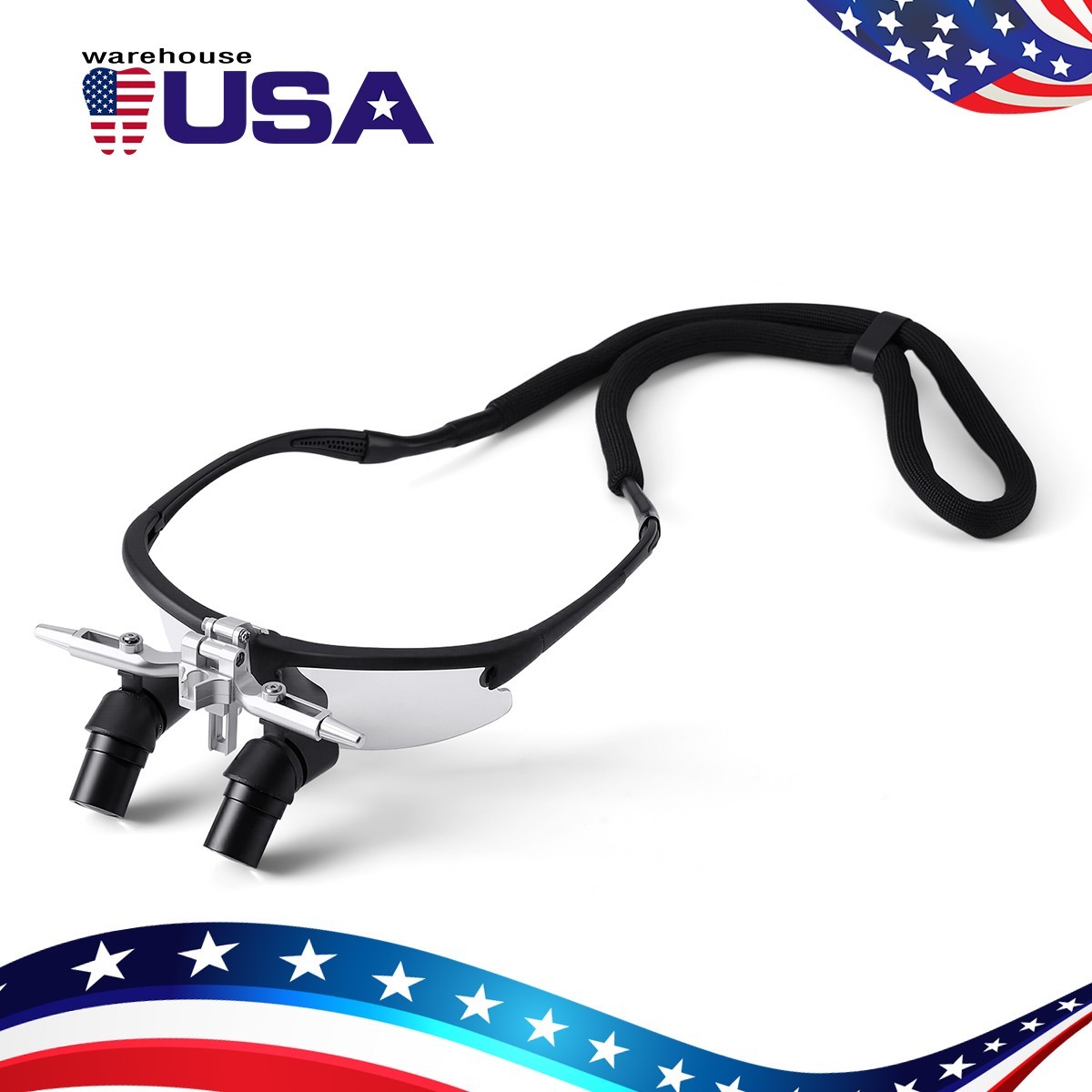 4.0X Dental Surgical Ergonomic Ergo Binocular Loupes Ultralight Magnification