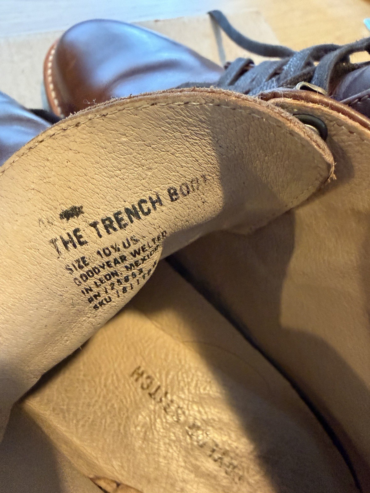 Taylor Stitch The Trench Boot in Whiskey Men’s 10.5