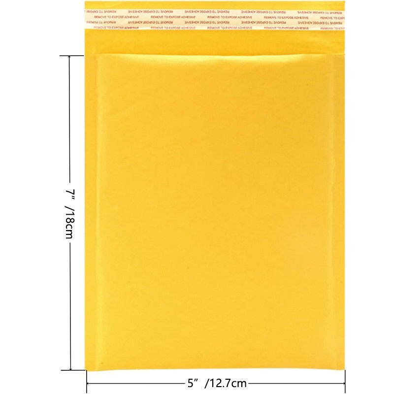 5×7 Bubble Mailing bags, bubble-filled – Self-sealing padded envelopes -25 packs