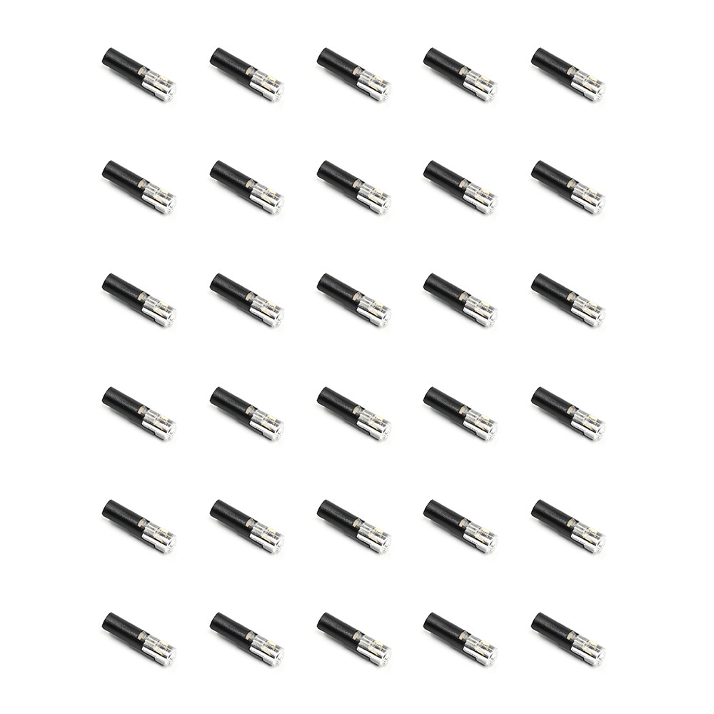 30pcs Double-Wire Plug-in Connector, Cable Clamp with Locking Buckle, AWG 18-22