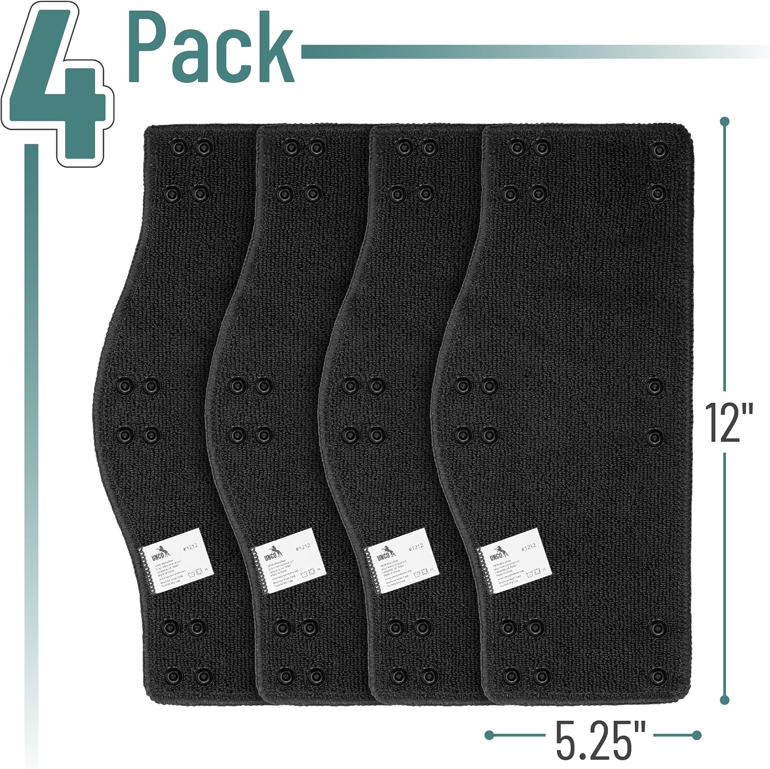 – Hard Hat Sweatband, 4 Pcs, Black, Hard Hat Liner, Hard Hat Accessories, Sweatb
