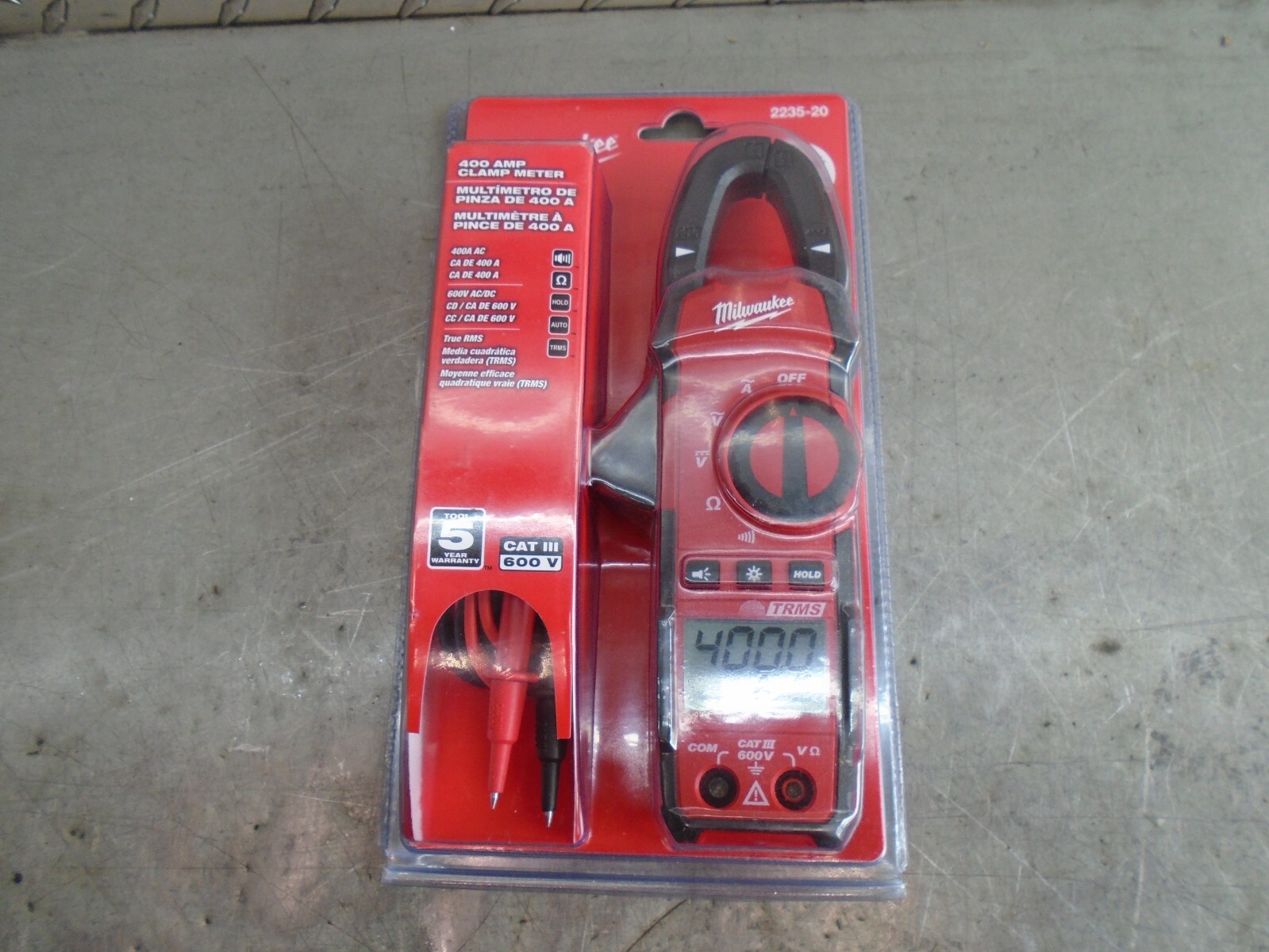 New Milwaukee 2235-20 Amp Clamp Meter 223520