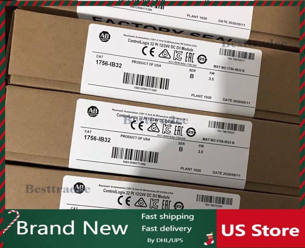 Allen-Bradley 1756-IB32 AB 1756-IB32 SERB CONTROLOGIX 32 PT DC INPUT MODULE US