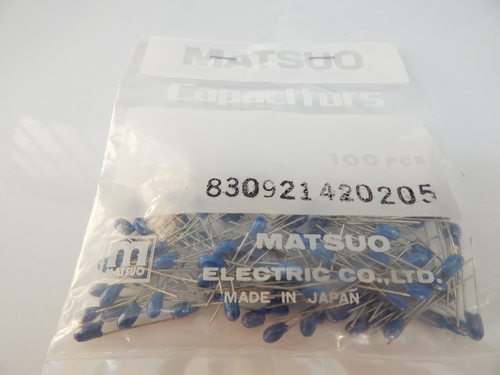4.7UF 10V RADIAL TANTALUM CAPACITORS – YOU GET 100 PIECES