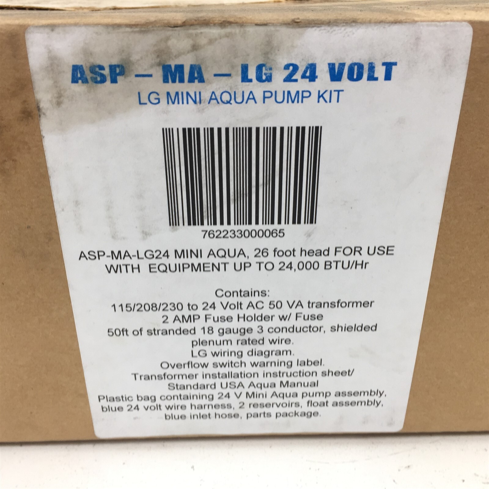 Aspen Pump ASP-MA-LG24 Mini Aqua Pump Kit