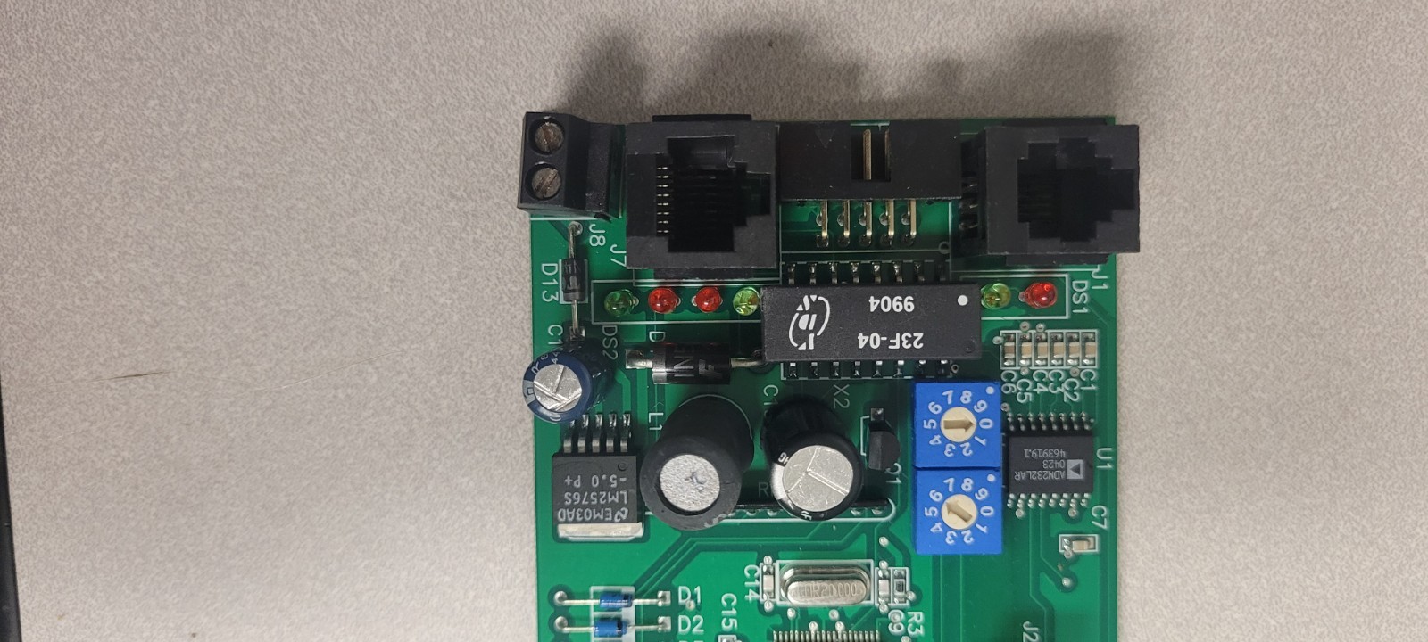 New Opti Logic Ol4058 8-slot Remote Terminal Unit #1114