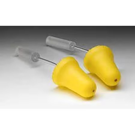 3M E-A-R 393-2005-50 E-A-Rsoft(Tm) Disposable Foam Probed Test Ear Plugs, Bell