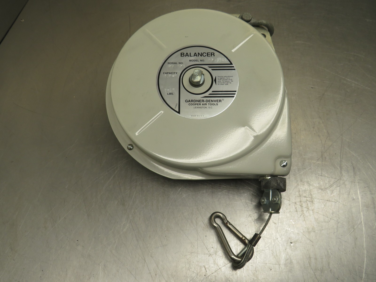 Gardner Denver Balancer 67908AA4 Cap. 3.6-6.8 8-15lbs