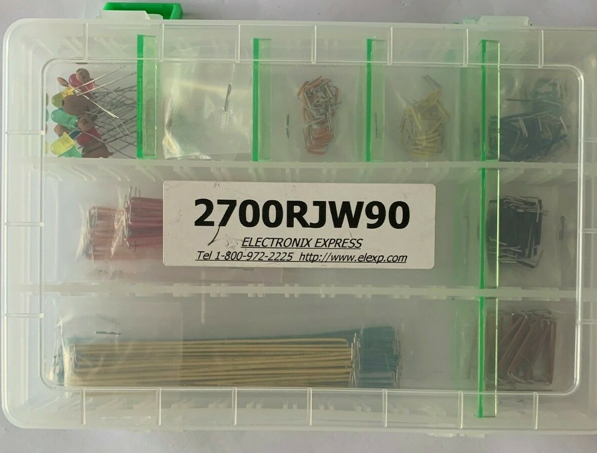 Electronix Express Jumper Wire Kit, Assorted Colors and Lengths #2700RJW90