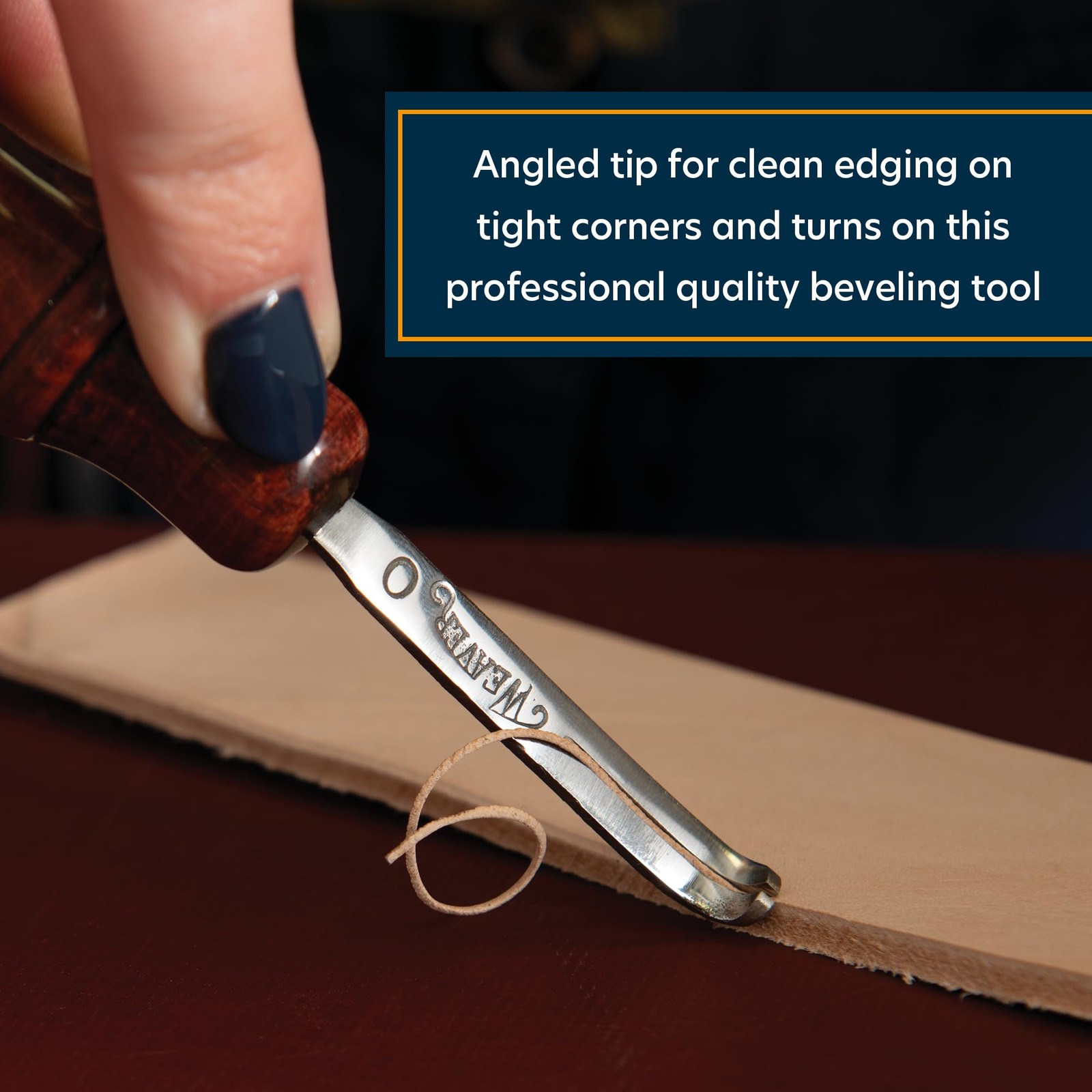 Weaver Leather Supply Leather Edger Edge Beveler Angled Tip For Refined Finish