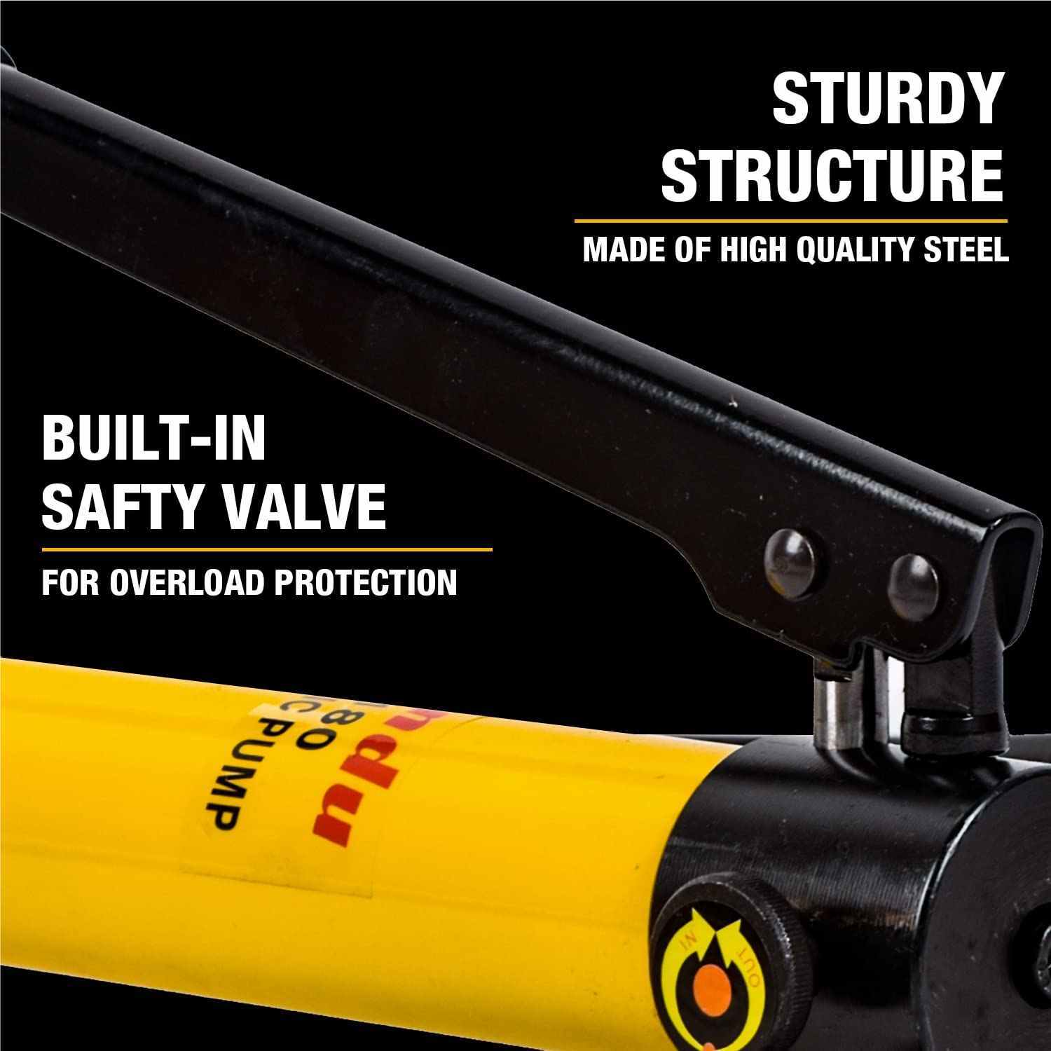 Hydraulic Hand Pump Single Acting 700bar/10000PSI Hydraulic Lifting Pump
