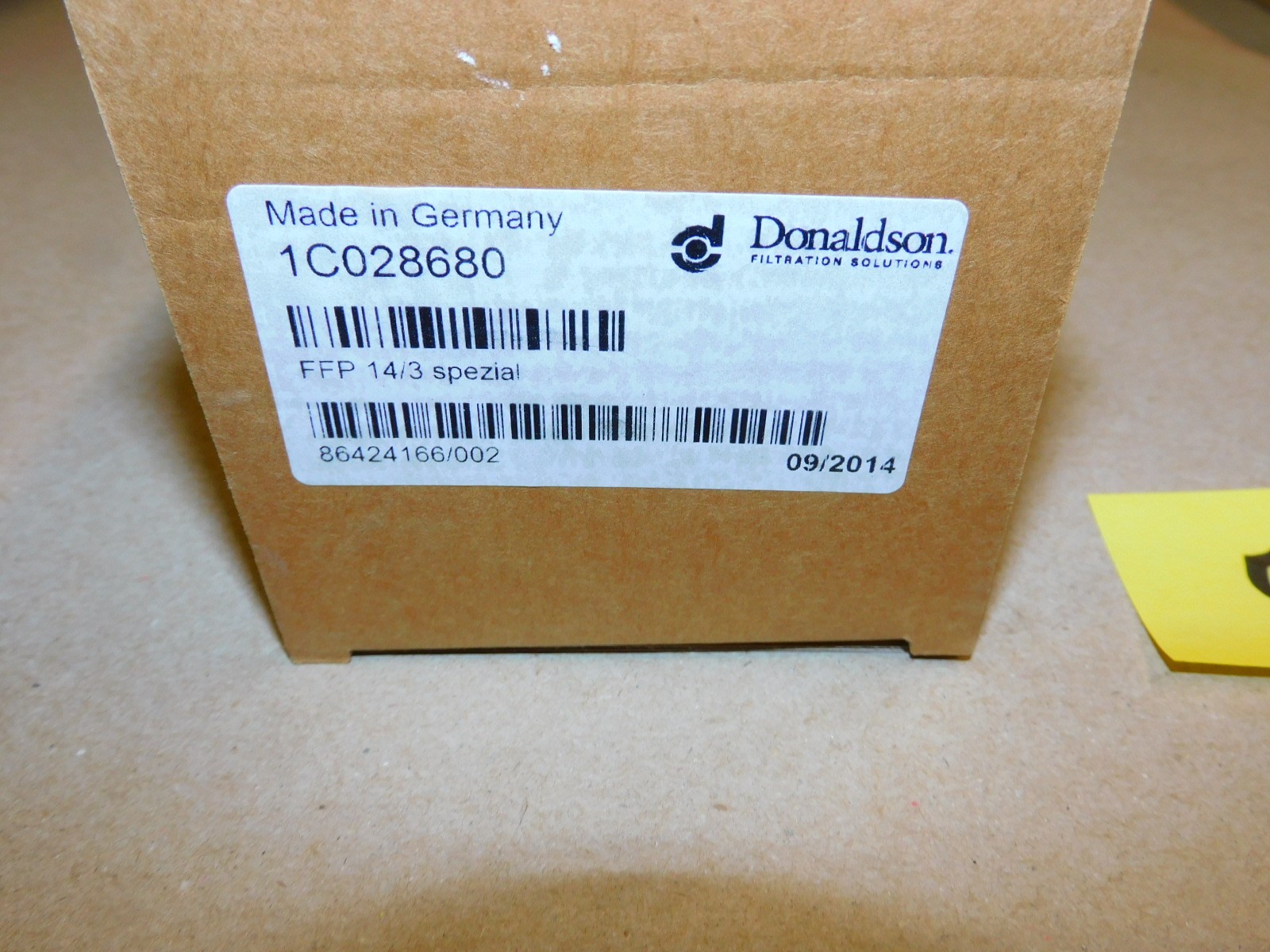 Donaldson 1C028680 Filter FFP 14/3 # 86424166/002 New in box LOT # 5