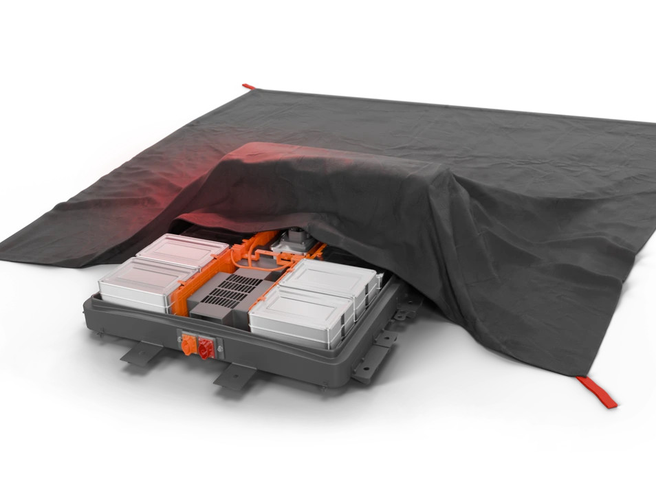 BRIDGEHILL LITHIUM BATTERY FIRE BLANKET Large – 10 x 13 ft. | ± 3 x 4 m