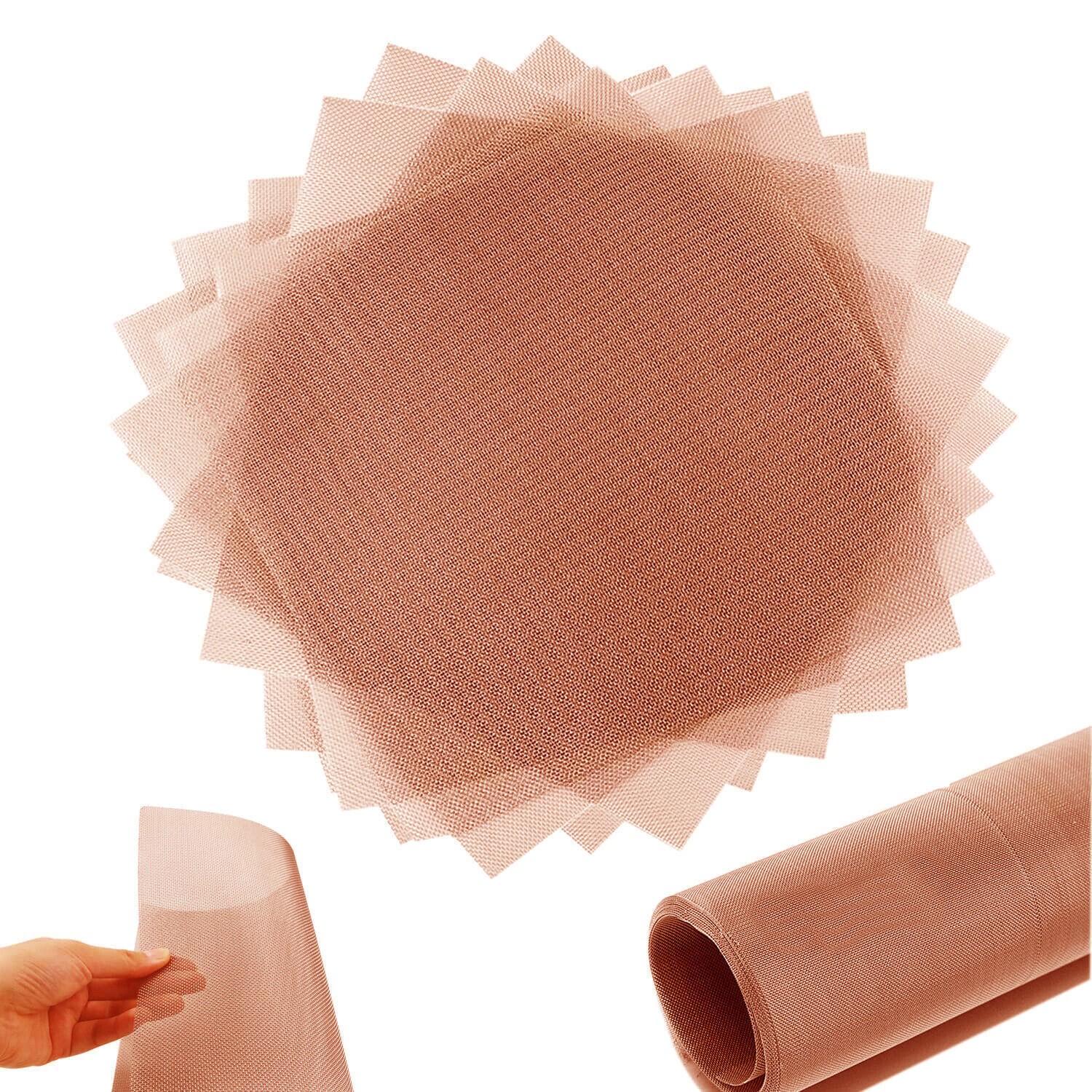 99.9% Copper Screen Woven Mesh Screen Copper Mesh Cloth 10~200 Mesh