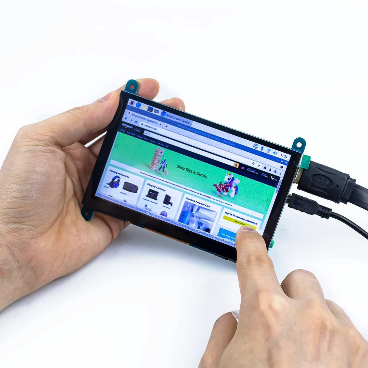 Hosyond 5 Inch IPS LCD Touch Screen Display Panel 800×480 Capacitive Screen