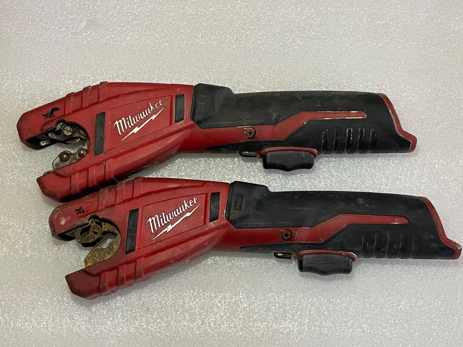 2X Milwaukee 2471-20 M12 Cordless Copper Tubing Cutter (Tool Only)- NOT TESTED
