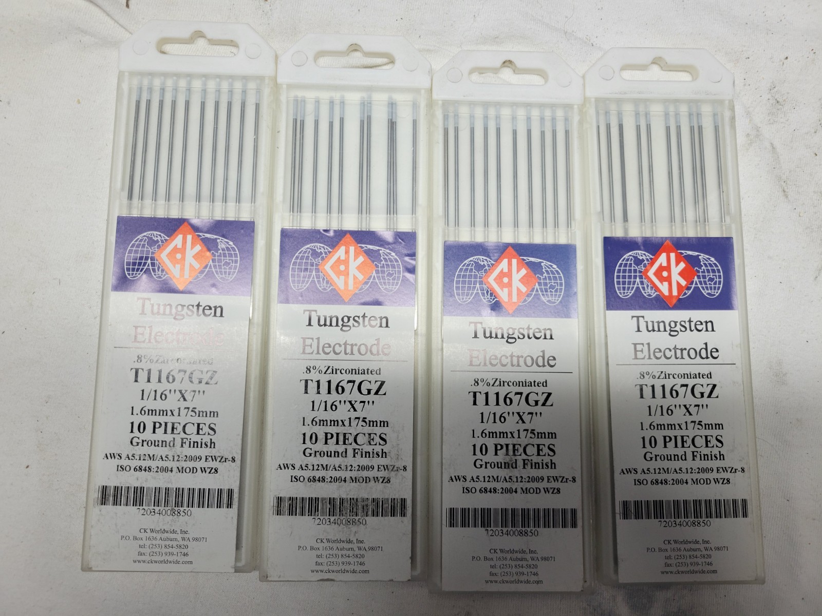 CK WORLDWIDE White .8 Zirconiated 1/16″ X 7″