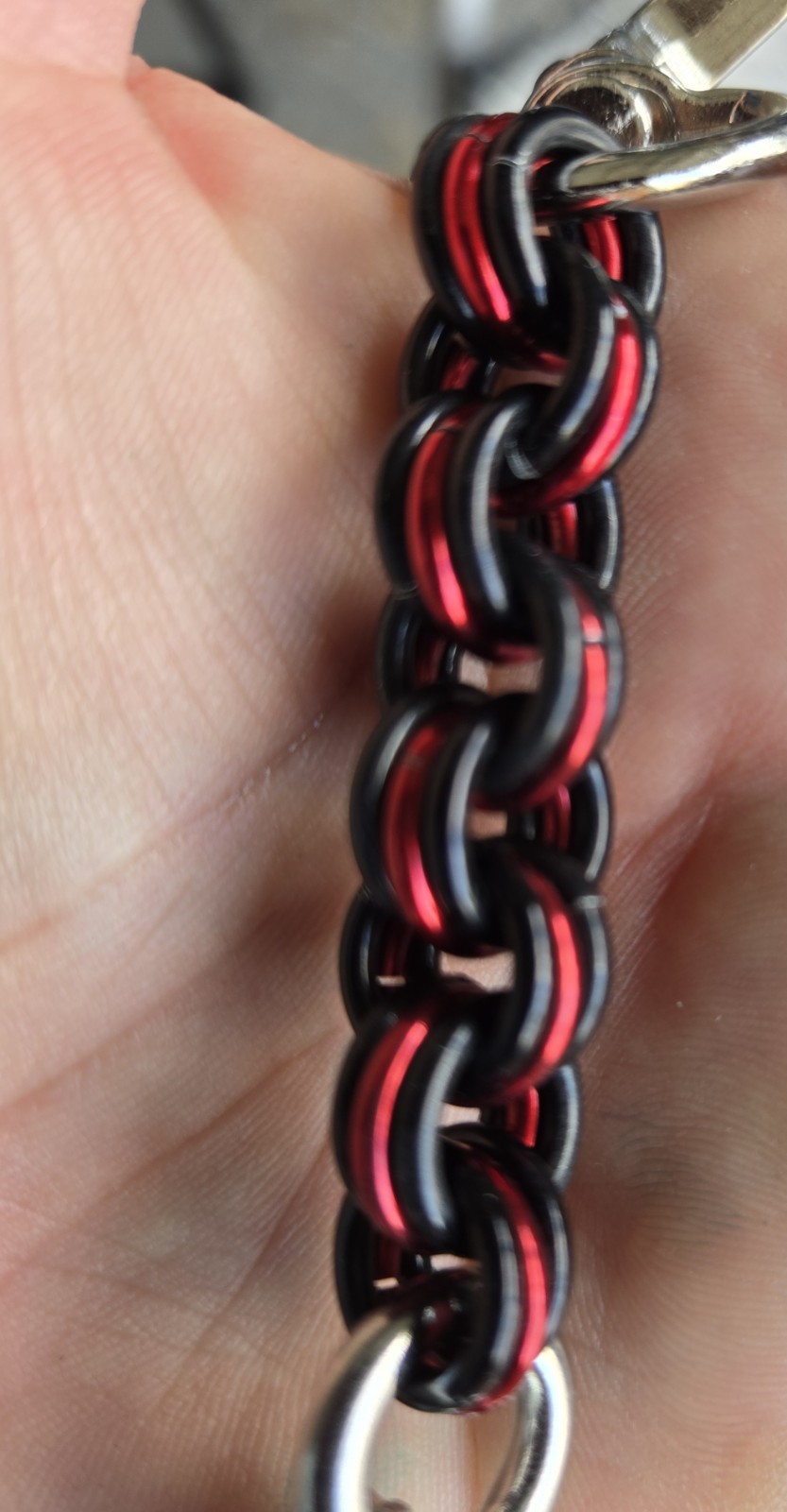 Glove Clip Keychain | Handmade Chainmail Glove Holder | Pick Your Color