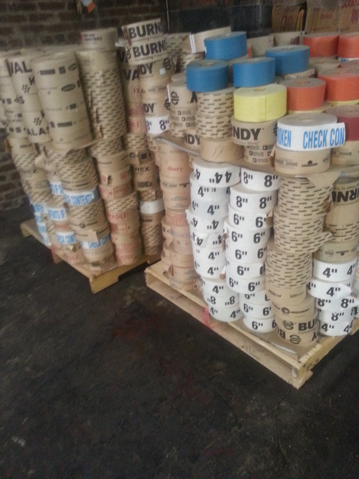 GUMMED TAPE NON REINFORCED*MISPRINTS 10 ROLLS 600′ EA 40.00 /CS MUST READ ****