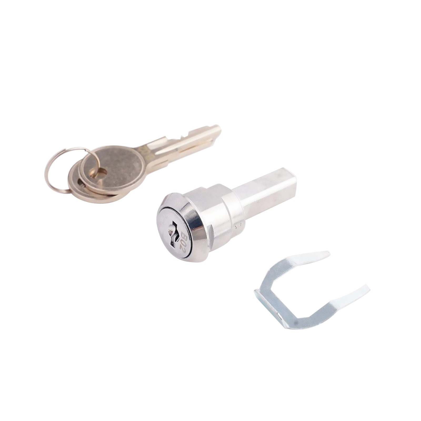 Silver Toolbox Lock For Cabinet Drawer, Universal Replacement Repair Part New