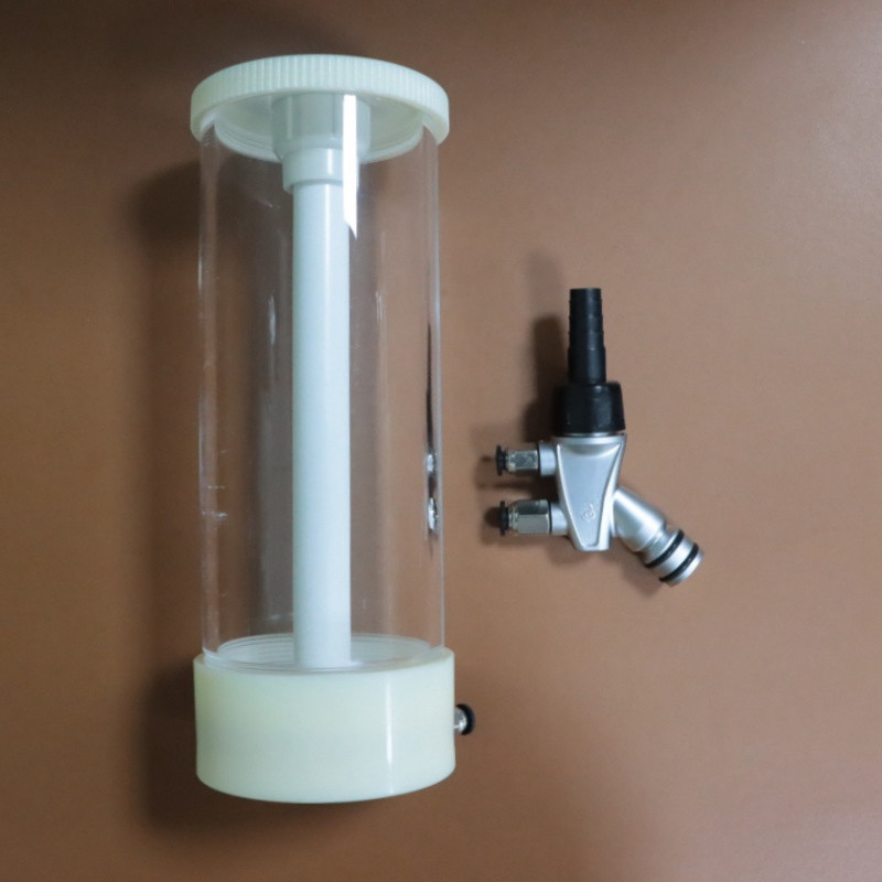 Test Electrostatic Powder Coating Cup Hopper with IG02/IG06/IG07 Powder Injector