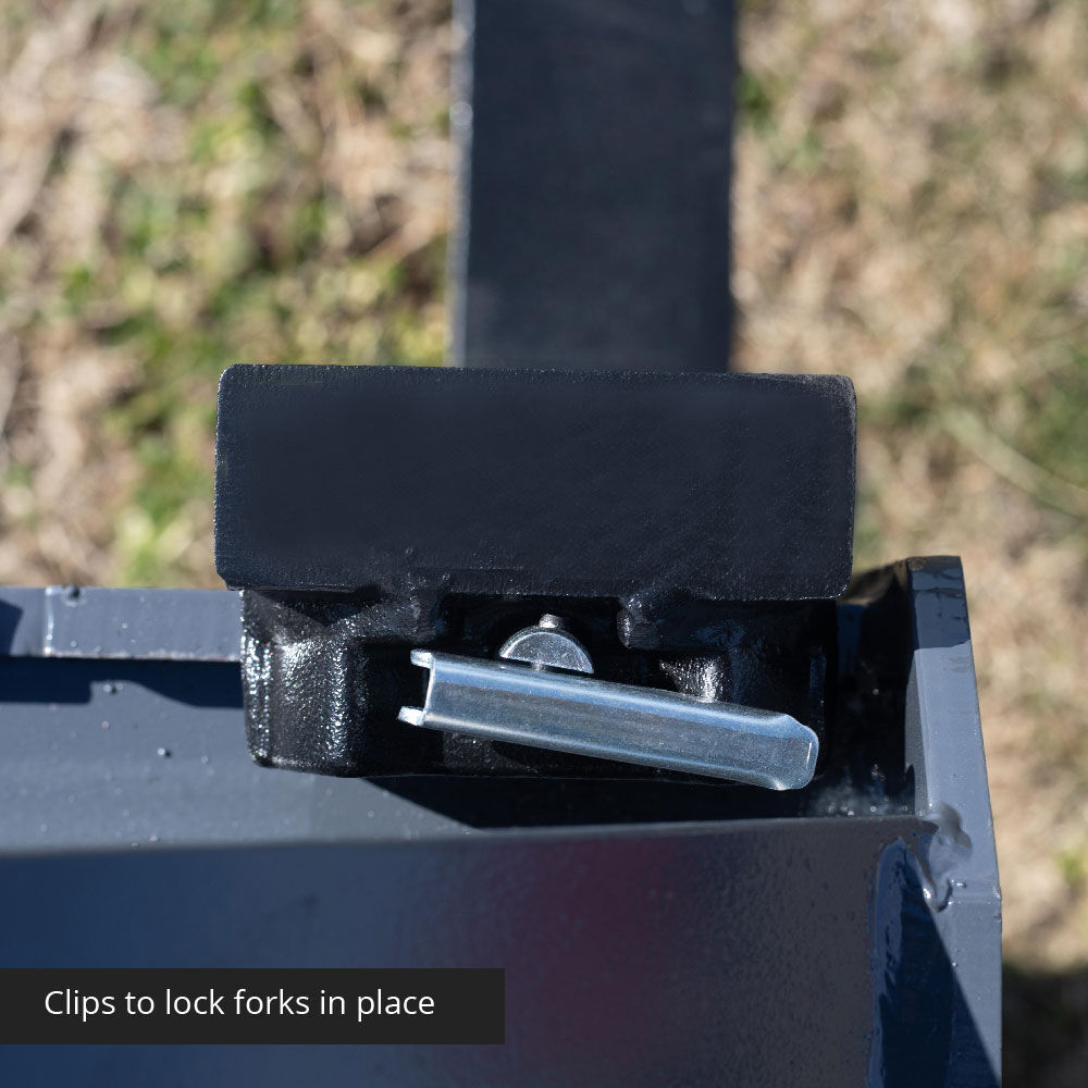 Titan Attachments 60in Pallet Fork Blades, Class II Carriage Mounting