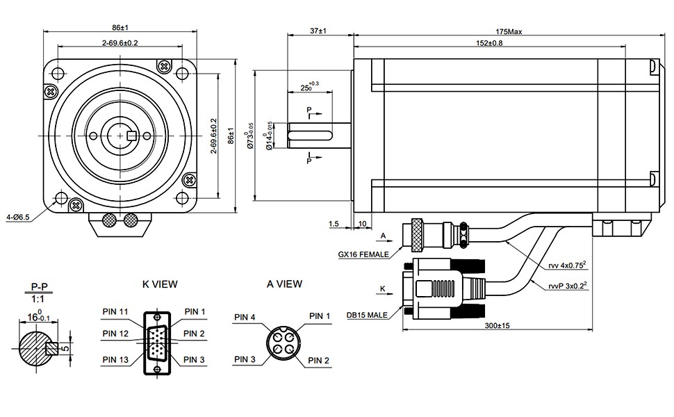 STEPPERONLINE 3Axis 12N.m Nema 34 Closed Loop Servo Stepper Motor Driver CNC Kit
