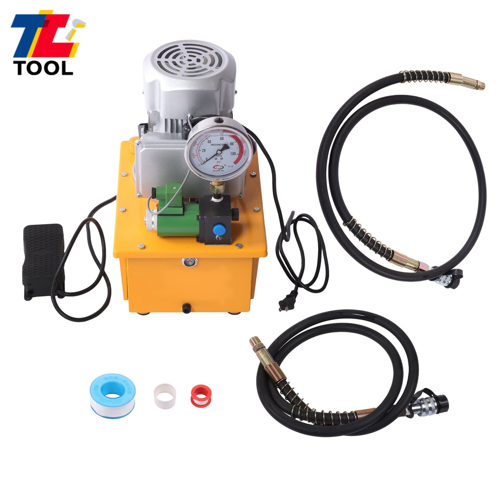10000PSI 8 L Hydraulic Pump Single Acting 0.7L/min 750W