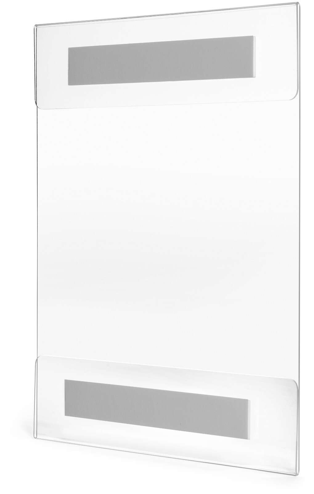 8.5 X 11 Wall Mount Acrylic Sign Holder 6 Pack Tape Clear Plastic Sign Arraview
