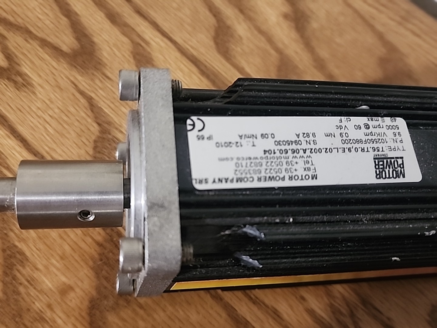 2* Motor Power Company T56.TR.0,9.E.L.02.002.A.06.60.10-104 Servo Motor