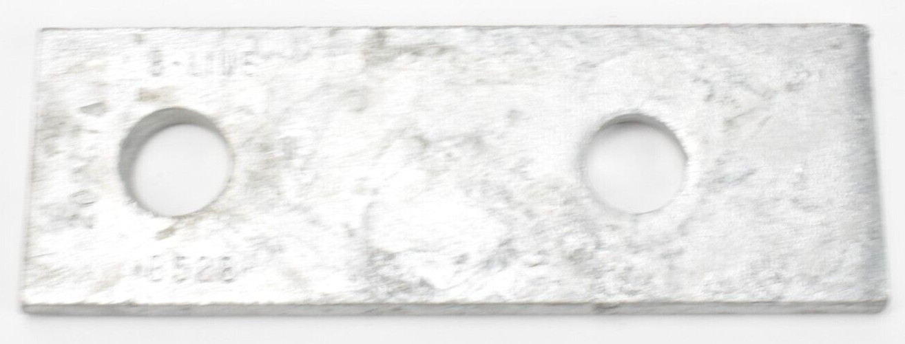Lot of 25 – NEW Eaton B-line B528 Two Hole Splice Plate ZINC PLATED