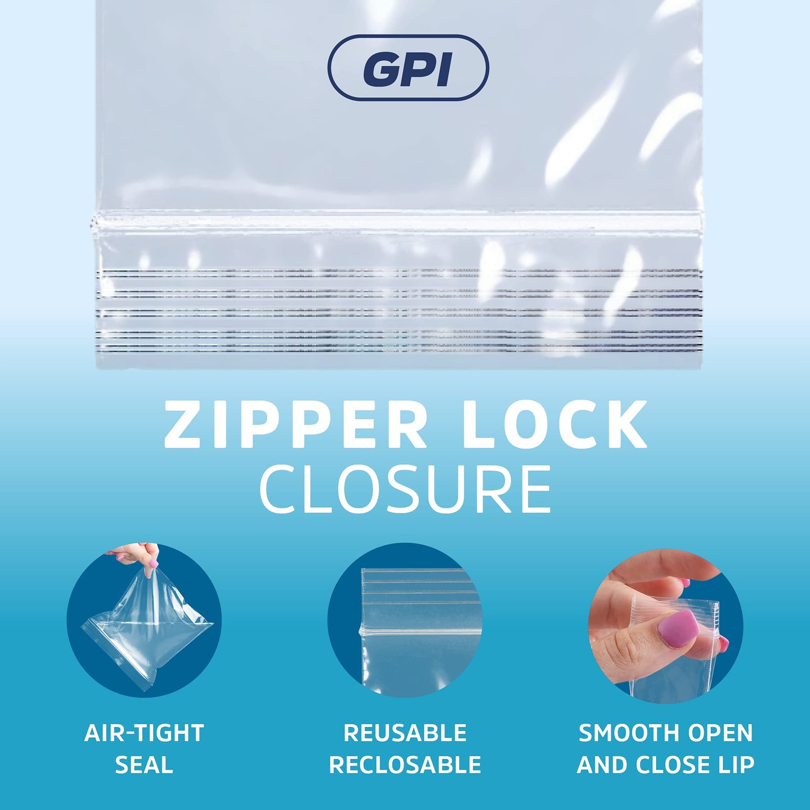 3″ x 8″ Long Zip Bags, 1000 Pack, Clear Plastic Reclosable Zip Baggies, 2 Mil…