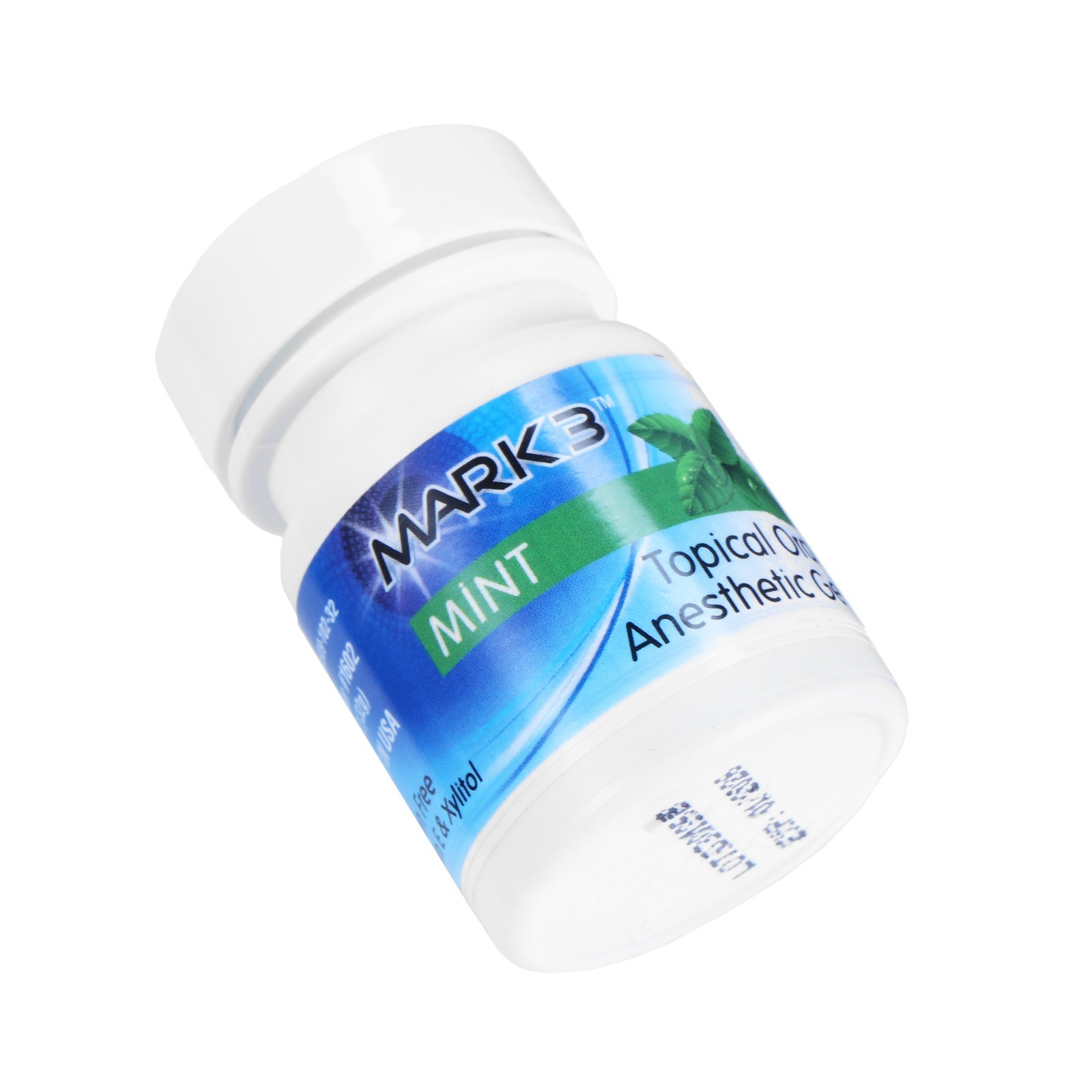 Mark3 Dental Topical Anesthetic Gel 20% Benzocaine 1OZ Jar Mint