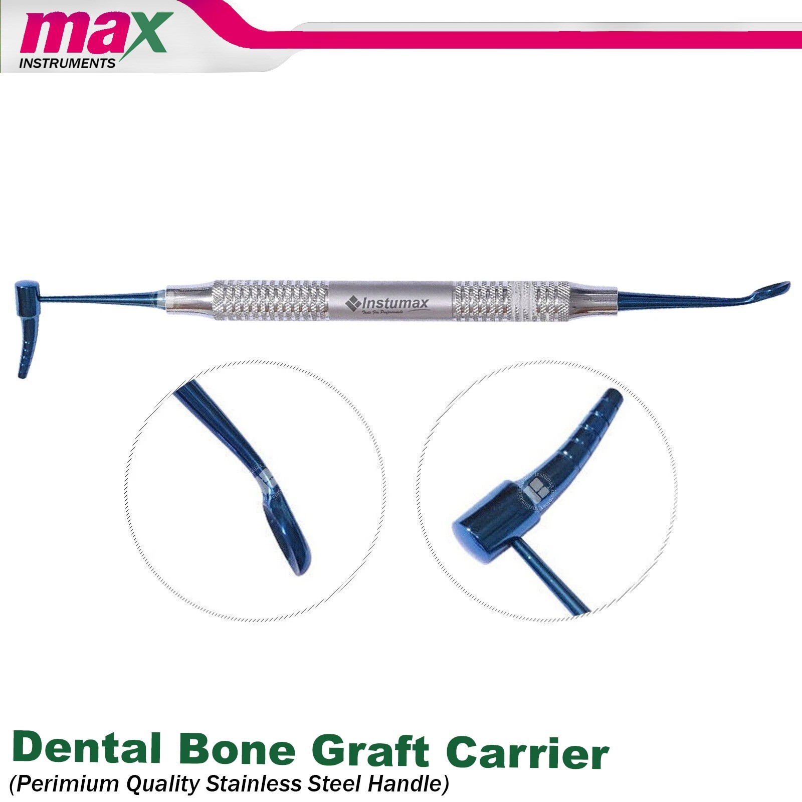 Dental Bone Graft Instruments Implant Surgery Plugger Packer Condenser Carrier